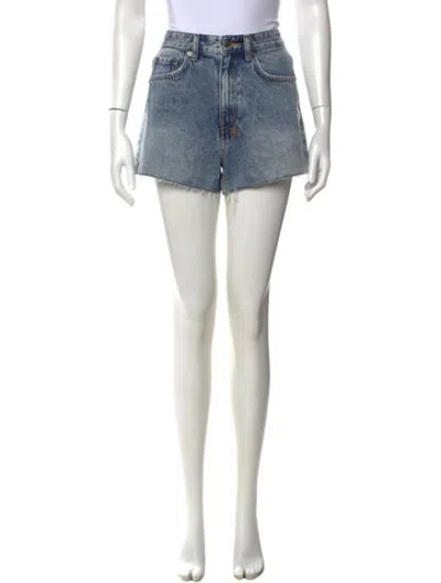 Pre-owned Ksubi Mini Shorts In Blue