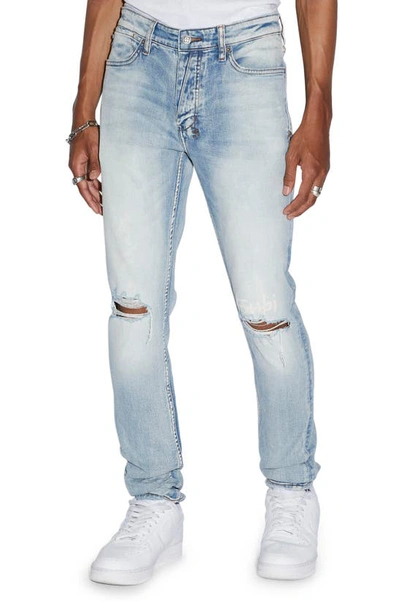 Ksubi Van Winkle City High Heritage Ripped Skinny Jeans In Denim