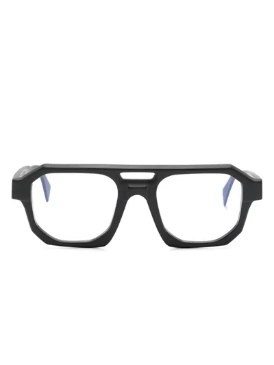 Kuboraum K33 Navigator-frame Glasses In Black