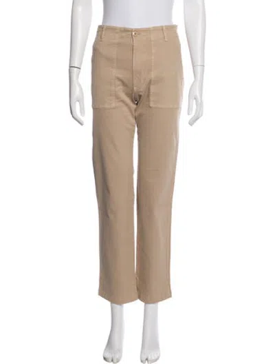 Pre-owned Kule Straight Leg Pants In Neutrals