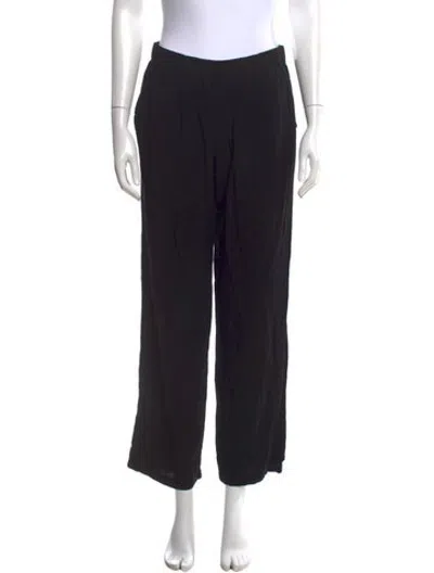 Pre-owned Kule Wide Leg Pants In Black