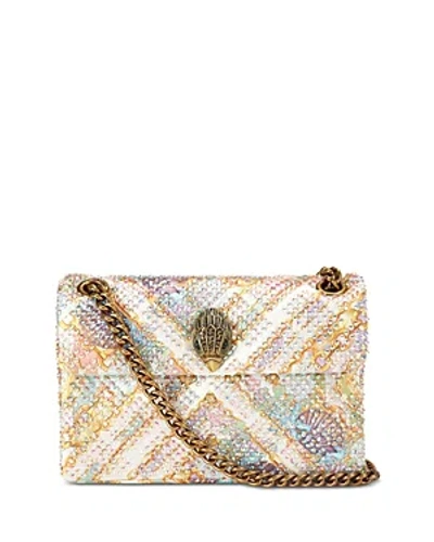 Kurt Geiger Fabric Mini Kensington Convertible Crossbody In Multi