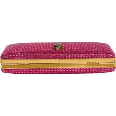 Kurt Geiger London Crystal Box Clutch In Pink