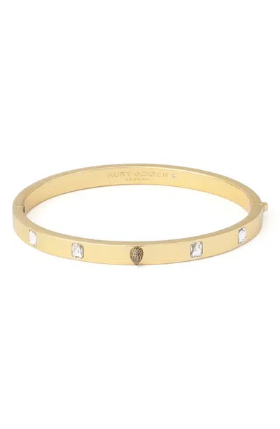 Kurt Geiger London Eagle Stone Hinge Bangle In Multi