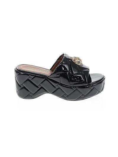 Pre-owned Kurt Geiger Wedges In Black