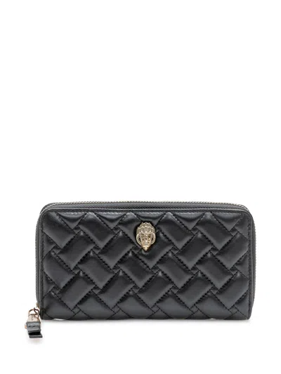 Kurt Geiger Zip Around Wallet In Black