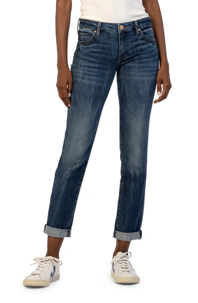 Kut From The Kloth Catherine Mid Rise Boyfriend Jeans In Blue