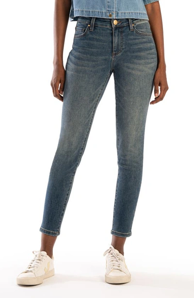 Kut From The Kloth Donna High Waist Ankle Skinny Jeans In Documented