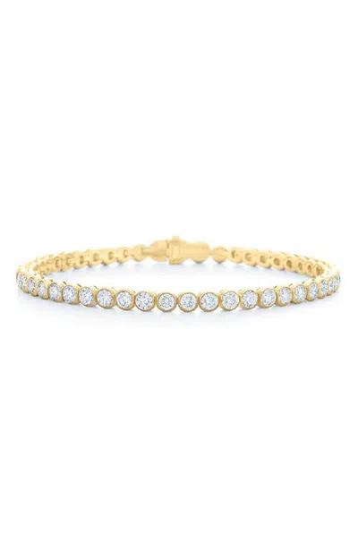 Kwiat 18k Gold Diamond Bezel Set Line Bracelet