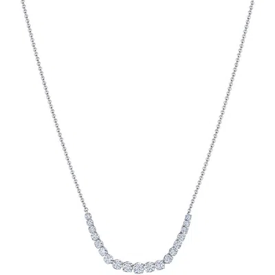 Kwiat 18k Gold Diamond Necklace In Silver