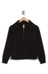 Kyodan Scuba Essentials Half Zip Sweatshirt In Black