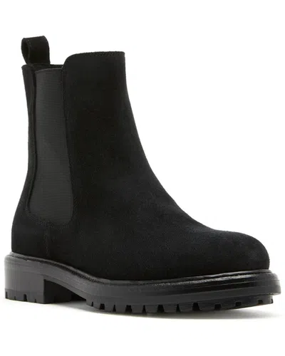 La Canadienne Wake City Dry Waterproof Suede Bootie In Black