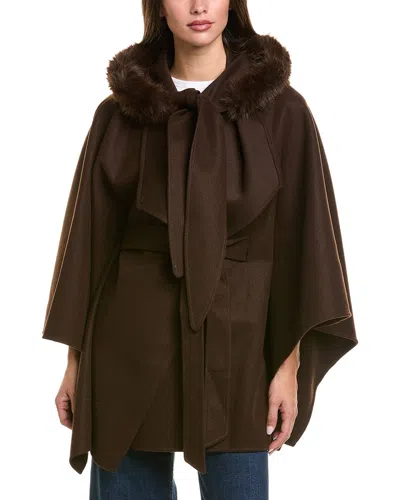 La Fiorentina Cape In Brown