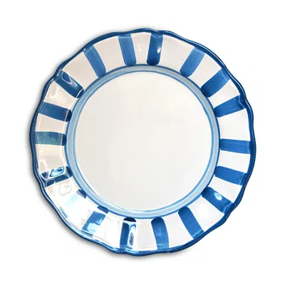 La Gabbianella Rimini Round Platter - Blue