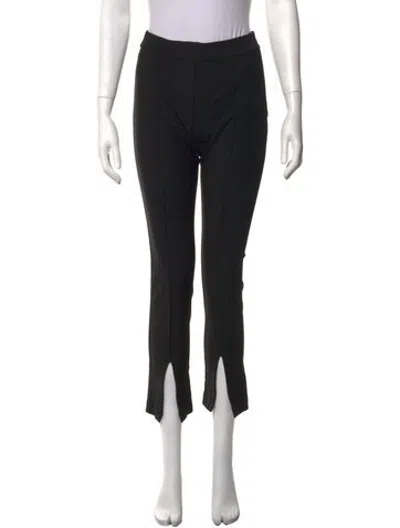 Pre-owned La Ligne Skinny Leg Pants In Black