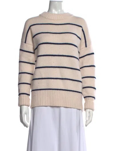 Pre-owned La Ligne Wool Striped Sweater In Neutrals