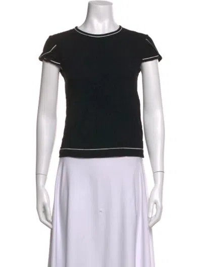 Pre-owned La Perla Crew Neck Short Sleeve T-shirt In Black