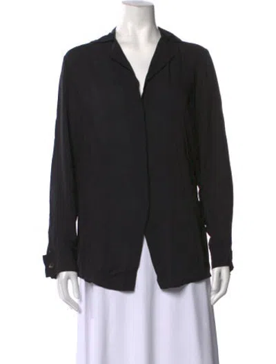 Pre-owned La Perla Long Sleeve Top In Black