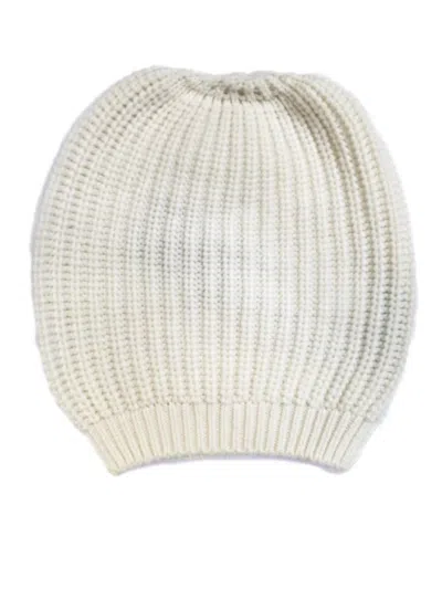 La Rose The Mini Cashmere Beret For Women In White