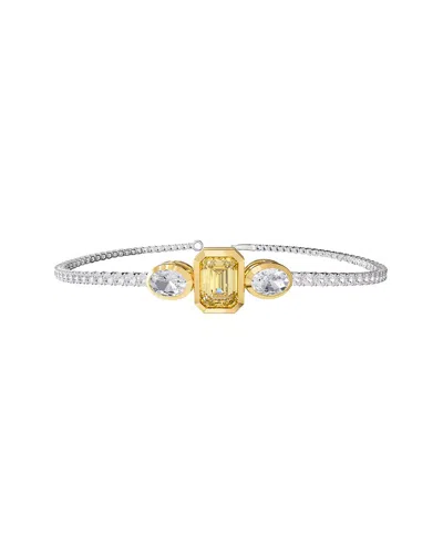 Lab Grown Diamonds 14k 4.77 Ct. Tw. Lab-grown Diamond Bangle Bracelet In Gold