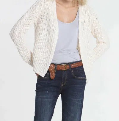Label+thread Cool Days Cardigan In White