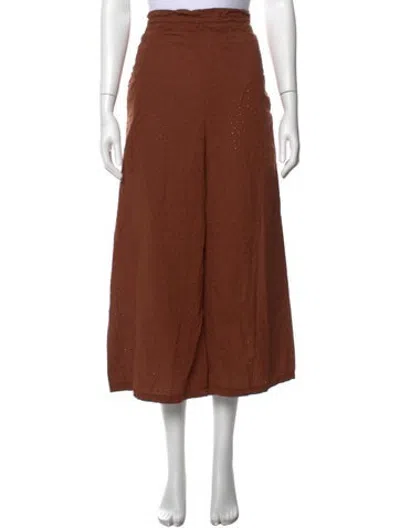 Pre-owned Labo.art Wide Leg Pants In Brown