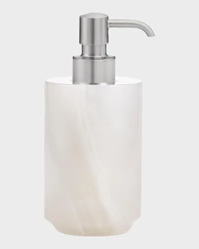 Labrazel Hielo Pump Dispenser - With Brushed Brass Pump In Brushed Nickel
