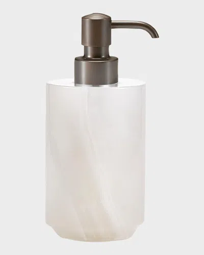 Labrazel Hielo Pump Dispenser - With Brushed Brass Pump In Matte Bronze