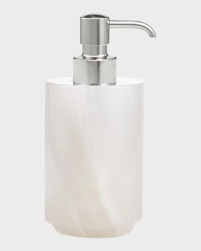 Labrazel Hielo Pump Dispenser - With Brushed Brass Pump In Polished Nickel