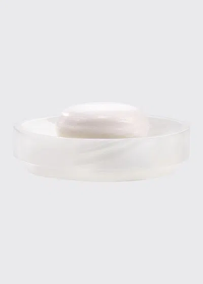 Labrazel Hielo White Onyx Soap Dish