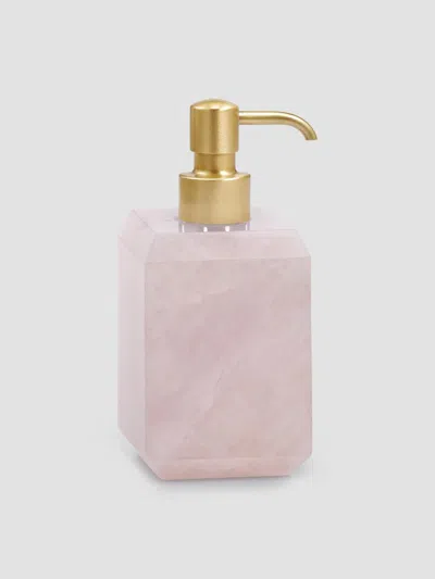 Labrazel Rockwell Rose Pump Dispenser In Brushed Brass