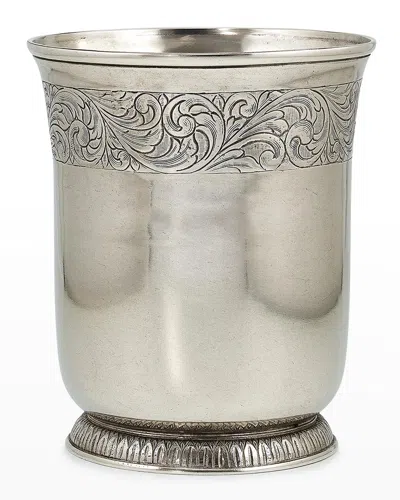 Labrazel San Lorenzo Waste Basket In Pewter