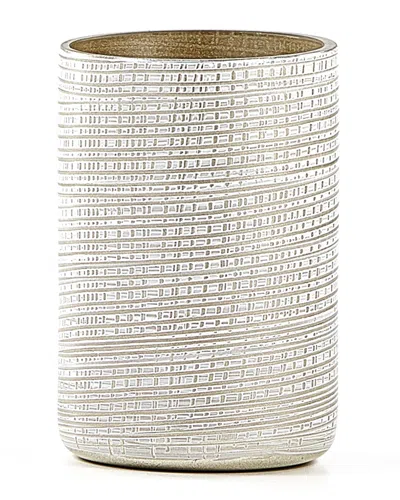 Labrazel Woven Brush Holder, Platinum In Silver/white
