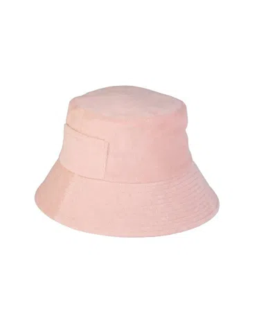 Lack Of Color Wave Bucket Hat In Pastel Pink