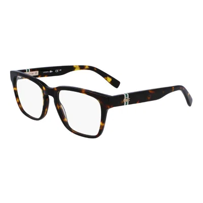 Lacoste L2932 Mini Clear Demo Eyeglasses In Brown