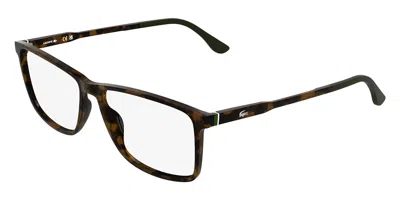 Lacoste L4028 230 Men's Glasses Tortoiseshell Size 55 - Free Lenses - Blue Light Block Available In Dark Tortoise