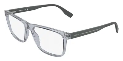 Lacoste L4030 038 Men's Glasses Clear Size 55 - Free Lenses - Blue Light Block Available In Transparent Grey