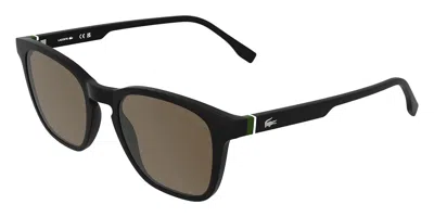 Lacoste L6040sp 002 Men's Sunglasses Black Size 51 In Matte Black