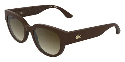 Lacoste L6108s 210 Women's Sunglasses Brown Size 52