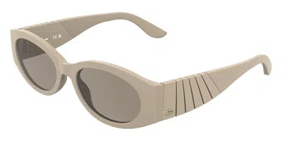Lacoste L6109s 264 Women's Sunglasses Brown Size 54 In Beige