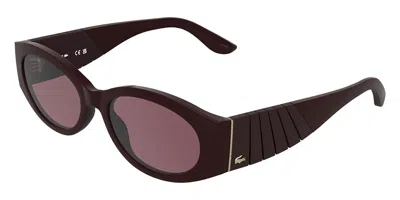 Lacoste L6109s 601 Women's Sunglasses Burgundy Size 54