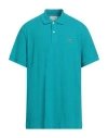 Lacoste Man Polo Shirt Deep Jade Size 8 Cotton, Elastane In Green