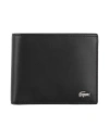 Lacoste Man Wallet Black Size - Calfskin