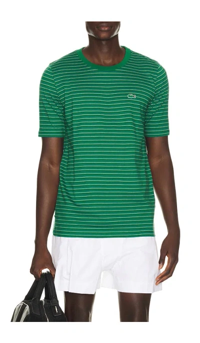 Lacoste Neptune T-shirt In Roquette & Multicolor