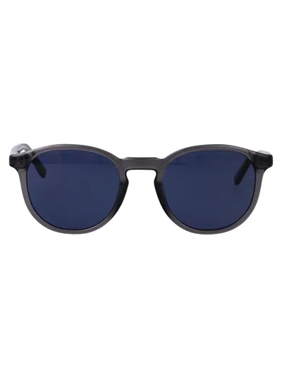Lacoste Transparent Grey Acetate Sunglasses