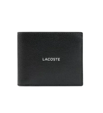 Lacoste Wallets Black In Nero Scuri