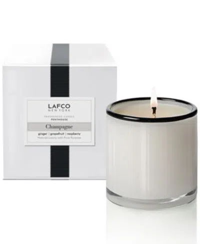 Lafco New York Champagne Penthouse Candle Collection In White