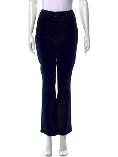 Pre-owned L'agence Flared Pants In Blue