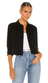 L'agence Janelle Jacket In Saturated Black