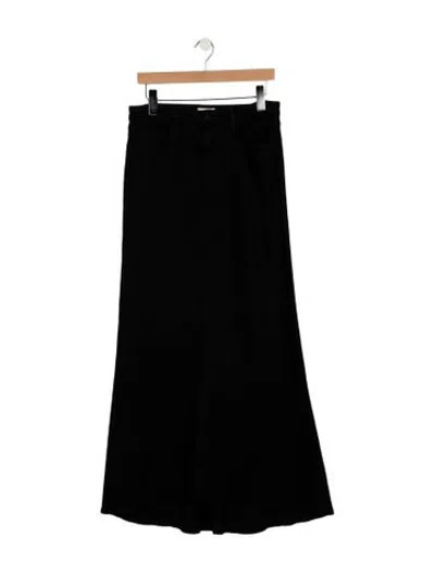 Pre-owned L'agence Long Skirt In Black
